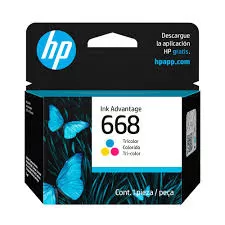 Cart. Original - HP 668 - Colorido