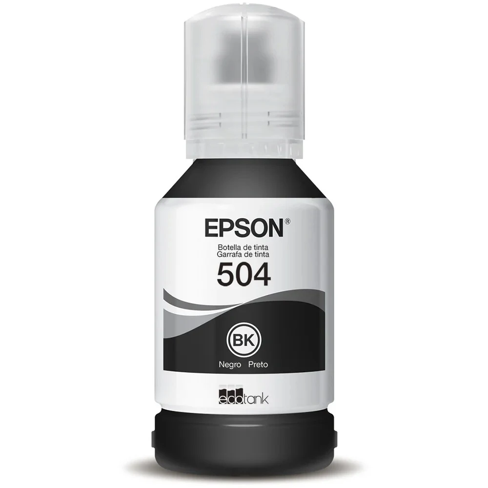Refil de Tinta - Original - Epson - 504120 - Preto