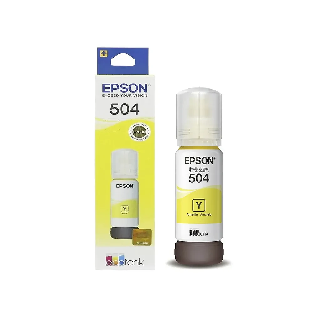 Refil de Tinta - Original - Epson - 504420 - Amarelo